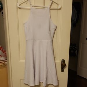 White flowy dress